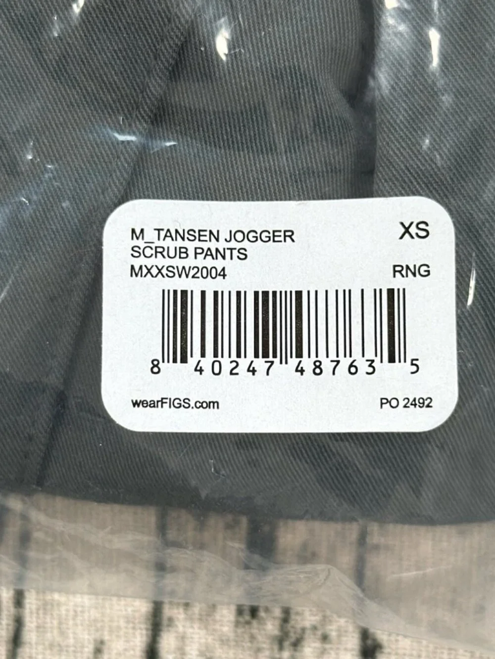 NWT FIGS Tansen Jogger Scrub Pants Mens XS Graphite Gray